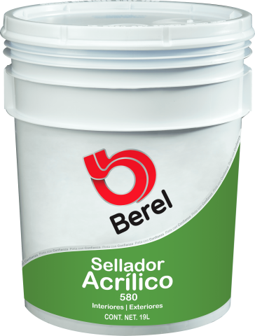 cubeta sellador acrilico berel 580