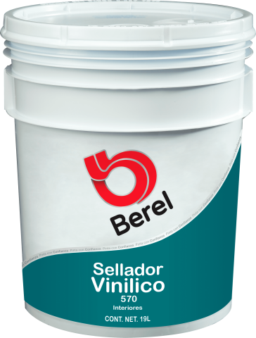 cubeta sellador vinilico 570 berel 19 litros