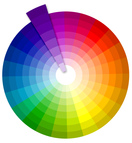 circulo de combinacion monocromatica pinturas berel