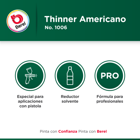 beneficios thinner americano pinturas berel
