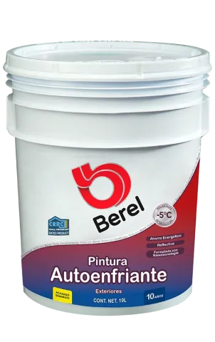 cubeta pintura autoenfriante pinturas berel