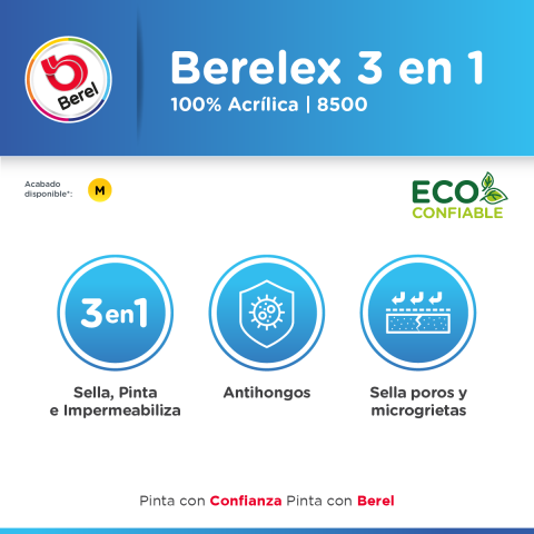 infografia 3 iconos berelex 3 en 1 pinturas berel