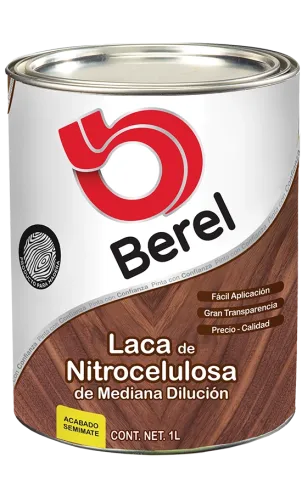 laca de nitrocelulosa mediana dilucion semimate maderas pinturas berel