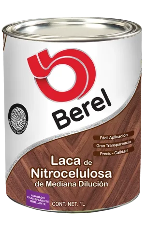 laca de nitrocelulosa mediana dilucion brillante maderas pinturas berel