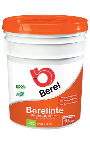 cubeta de pintura berelinte de pinturas berel